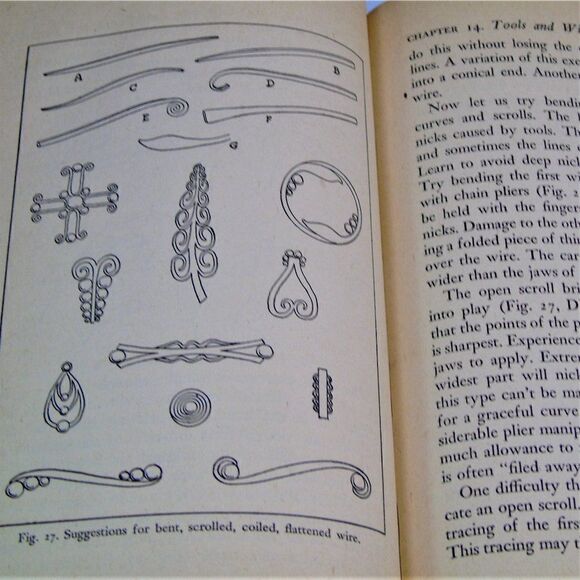 Creating Jewelry for Fun and Profit Vintage 1947 Book Andrew Dragunas Antique - Picture 5 of 7